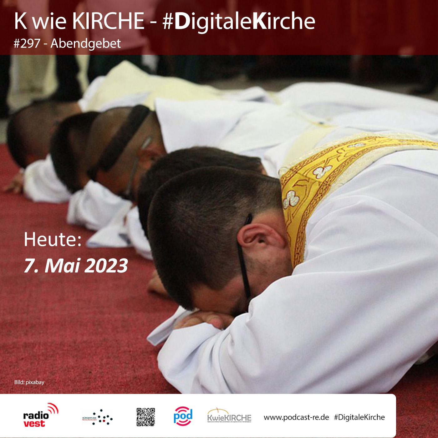 #297 K wie KIRCHE #DigitaleKirche - Abendgebet vom 7. Mai 2023 episode artwork