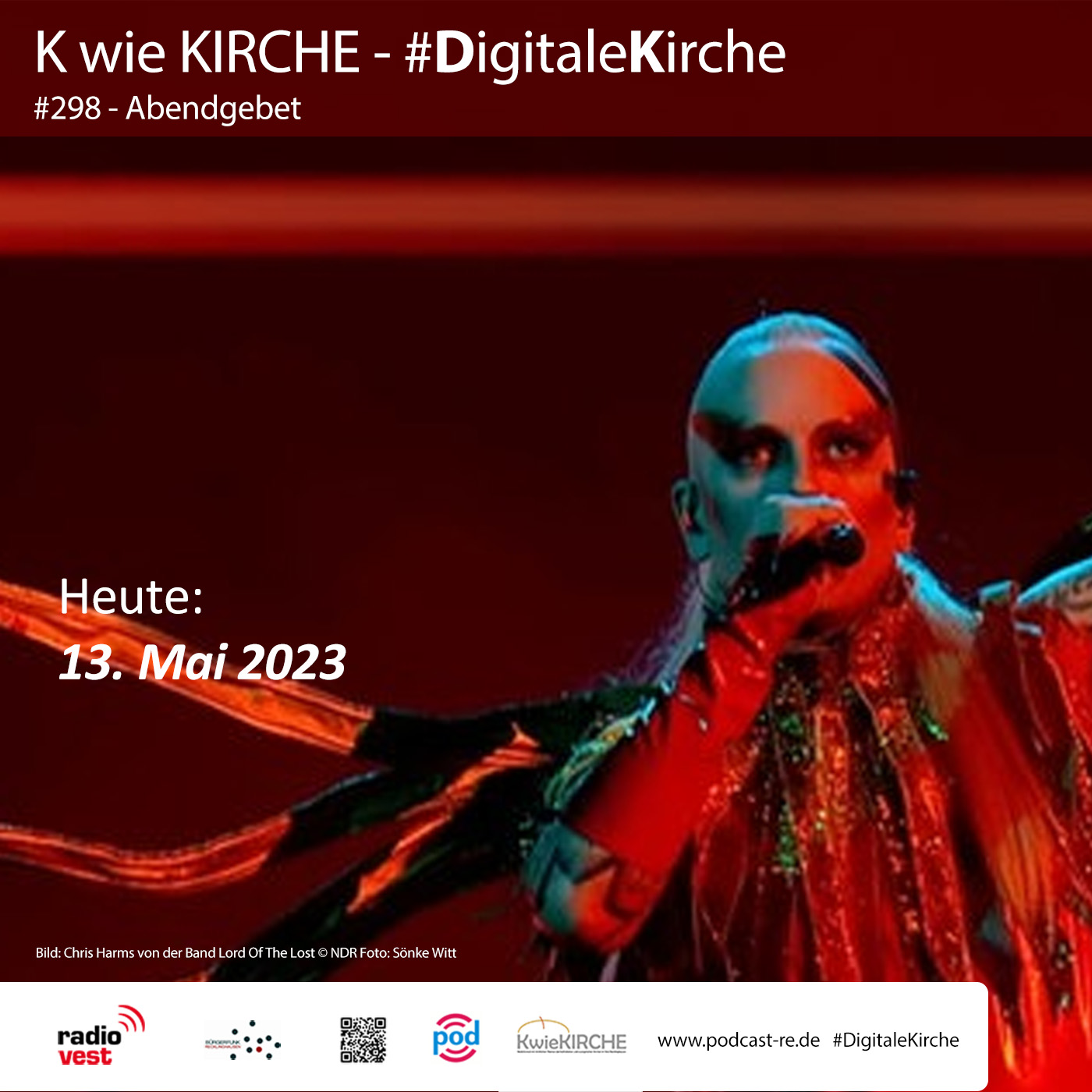 #298 K wie KIRCHE #DigitaleKirche - Abendgebet vom 13. Mai 2023 episode artwork