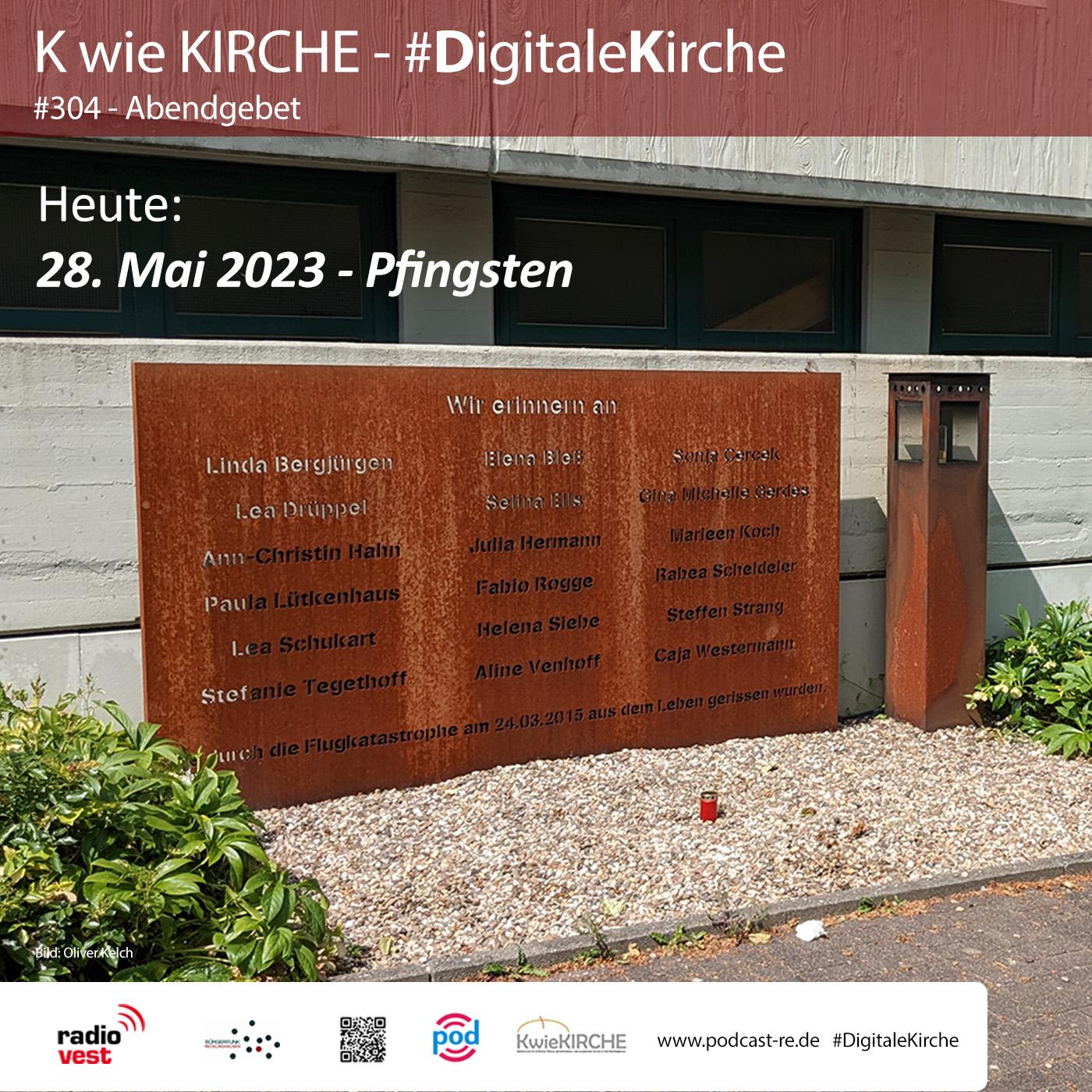 #304 K wie KIRCHE #DigitaleKirche - Abendgebet vom 28. Mai 2023 (Pfingsten) episode artwork