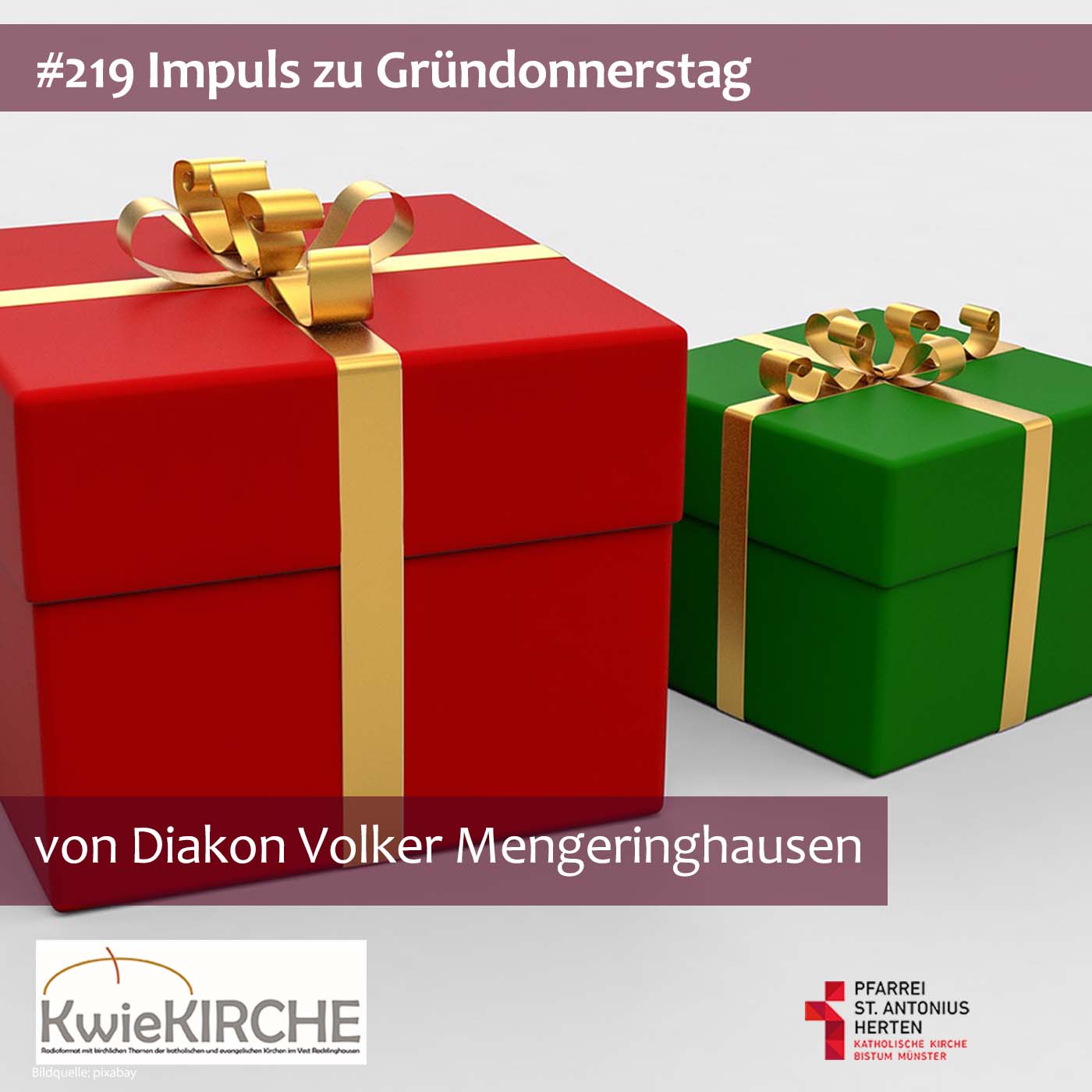 #219 KwieKIRCHE Impuls - Diakon Volker Mengeringhausen (Gruendonnerstag) episode artwork