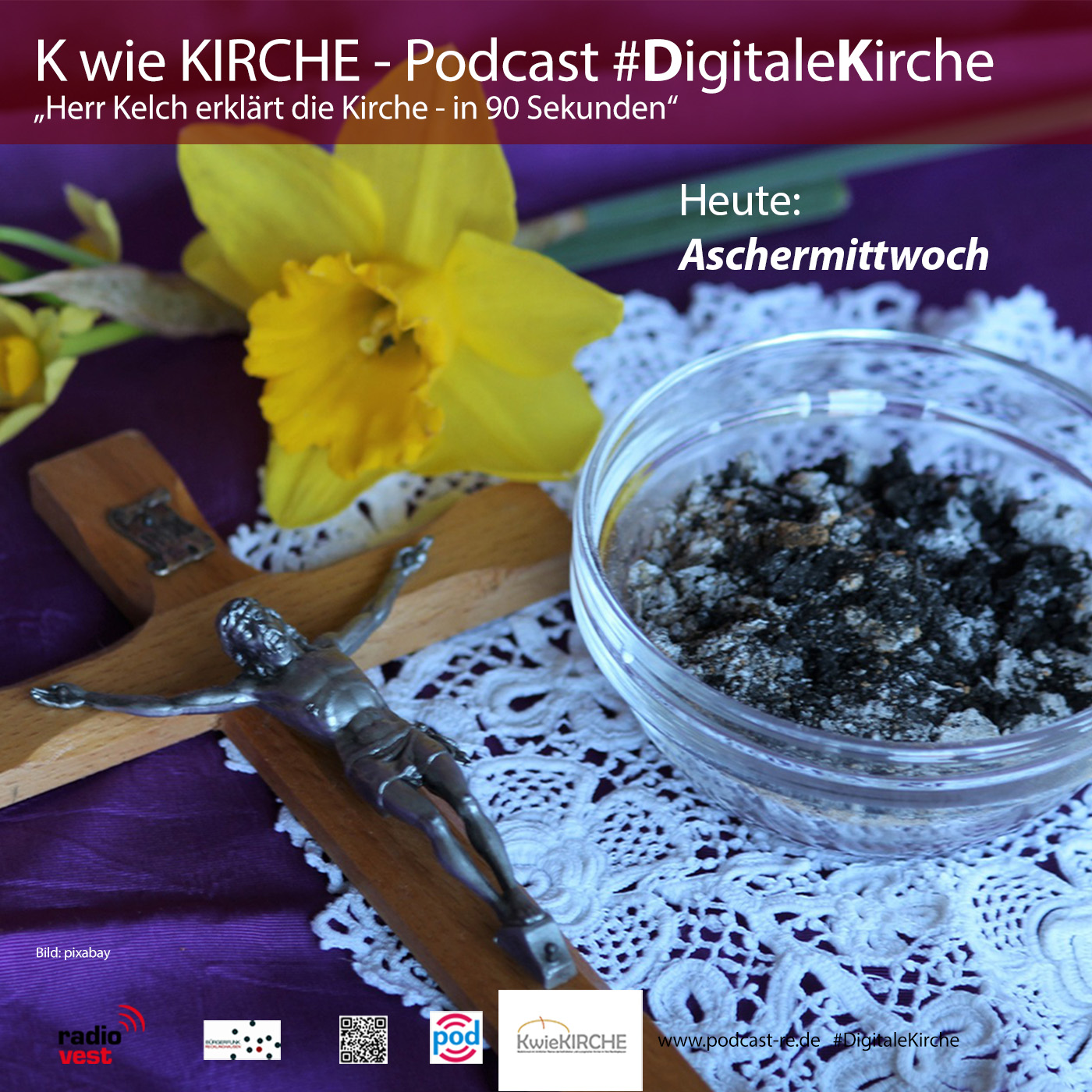 #272 K wie KIRCHE #DigitaleKirche - Herr Kelch erklärt die Kirche - Folge 4 (Aschermittwoch) episode artwork