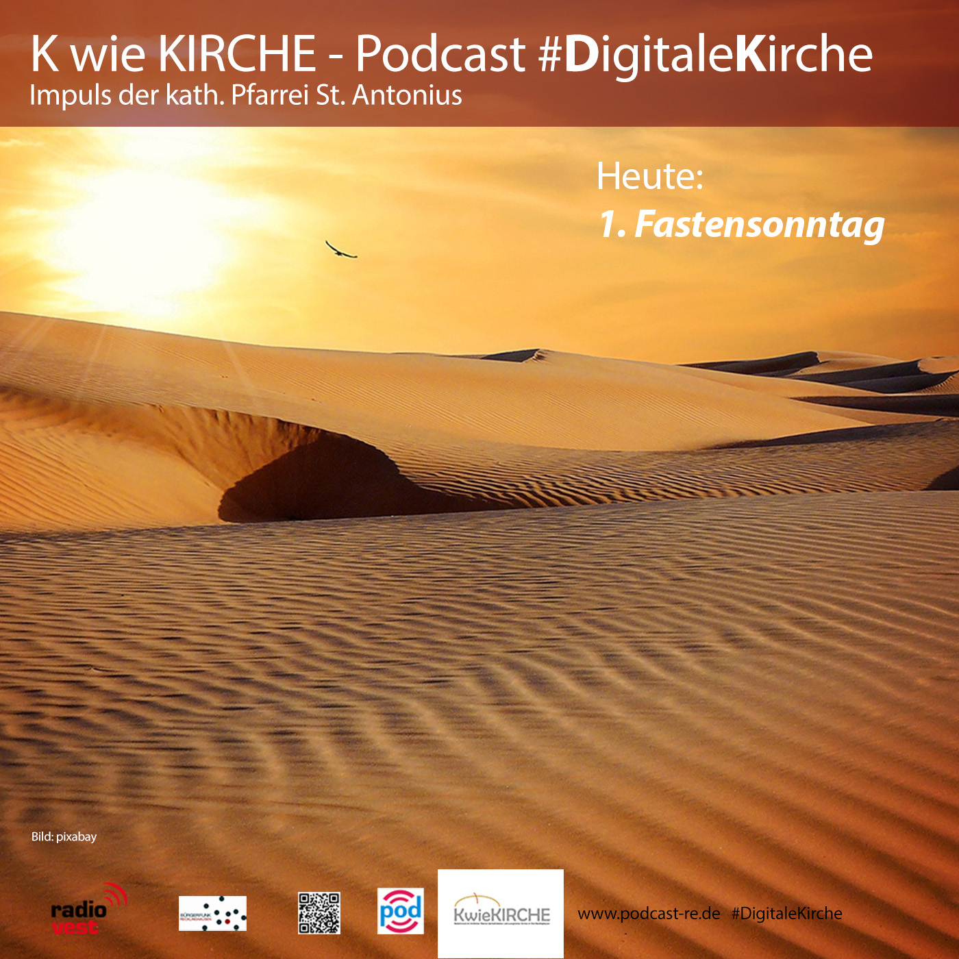 #275 K wie KIRCHE #DigitaleKirche - Impuls von Diakon Volker Mengeringhausen (1. Fastensonntag) episode artwork