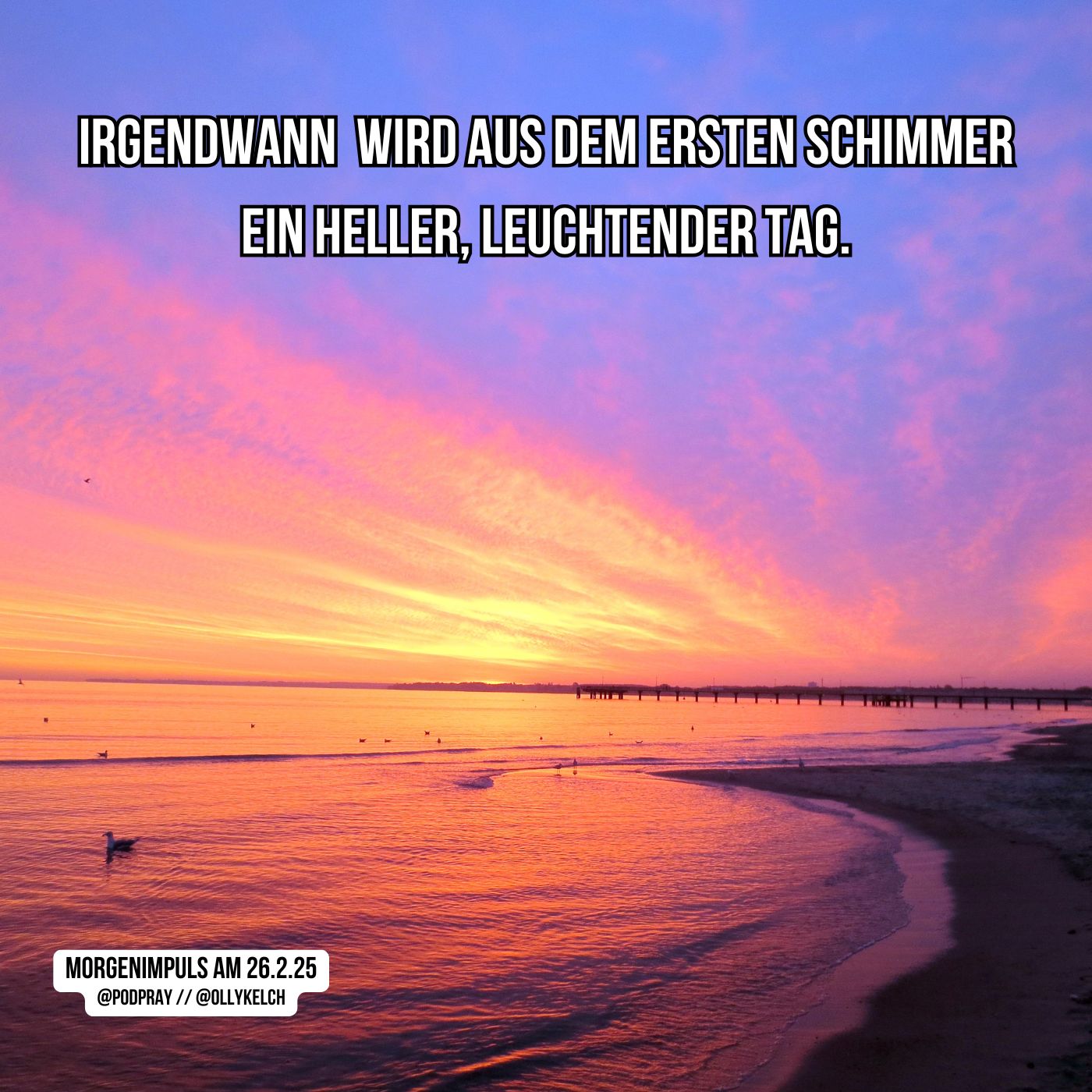 Morgengebet und Impuls am 26.2.2025: Ein neuer Tag bricht an. episode artwork