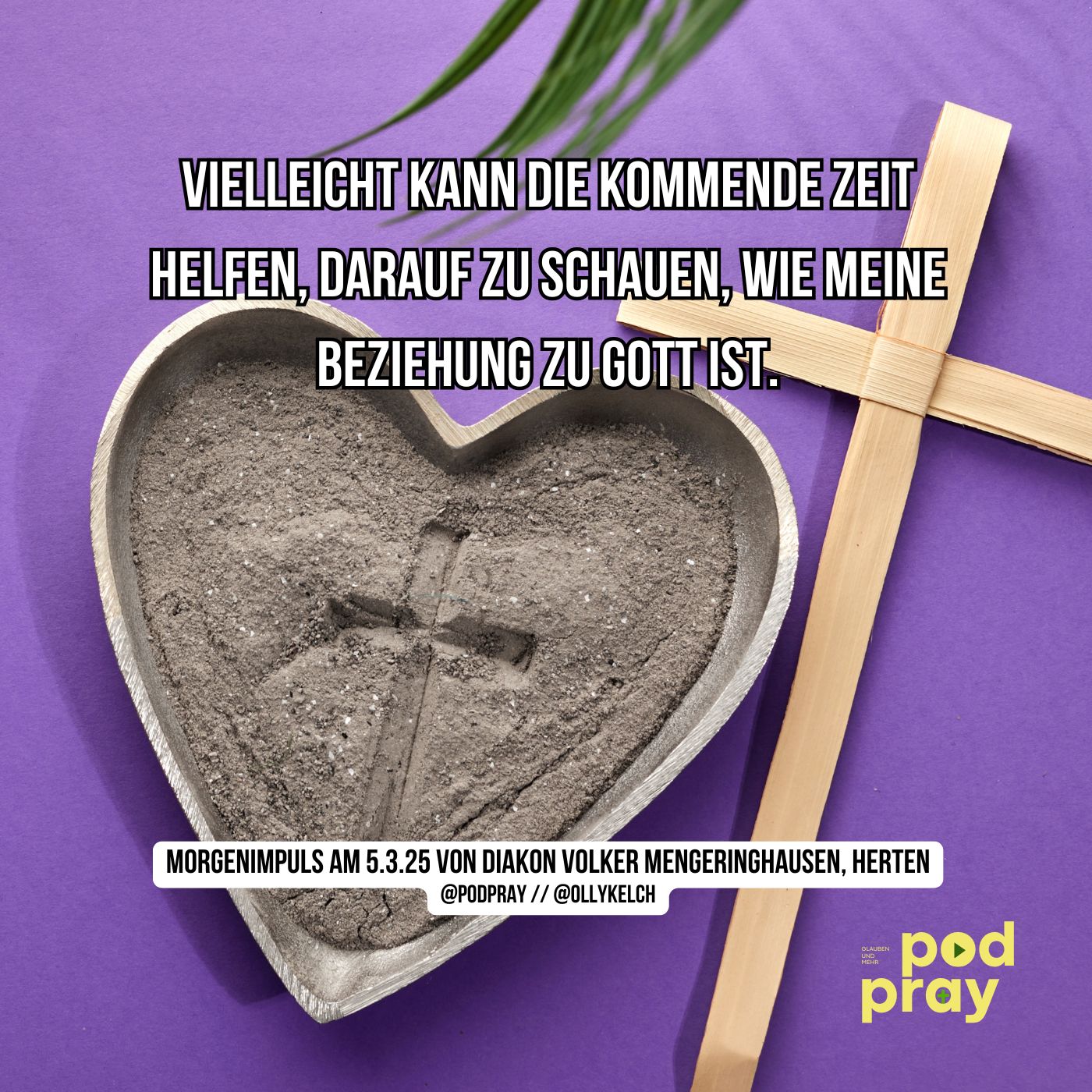 Heute startet die Fastenzeit: Morgengebet und Impuls am 5.3.2025 episode artwork