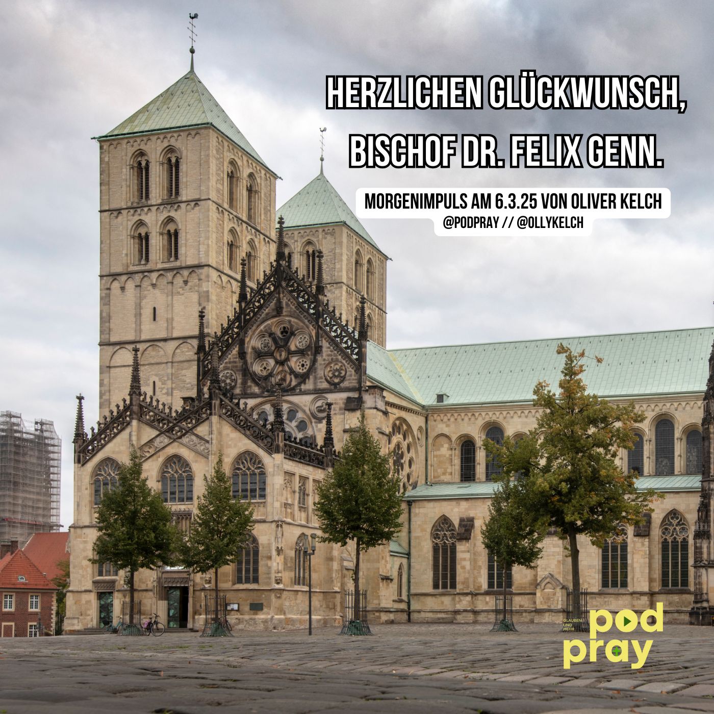 Die Fastenzeit lädt uns ein, innezuhalten. Was lenkt mich von Gott ab? Was hält mich gefangen? Was kann ich loslassen, um freier und bewusster zu leben?: Morgengebet und Impuls am 6.3.2025 (75. Geburtstag von Bischof Dr. Felix Genn) episode artwork