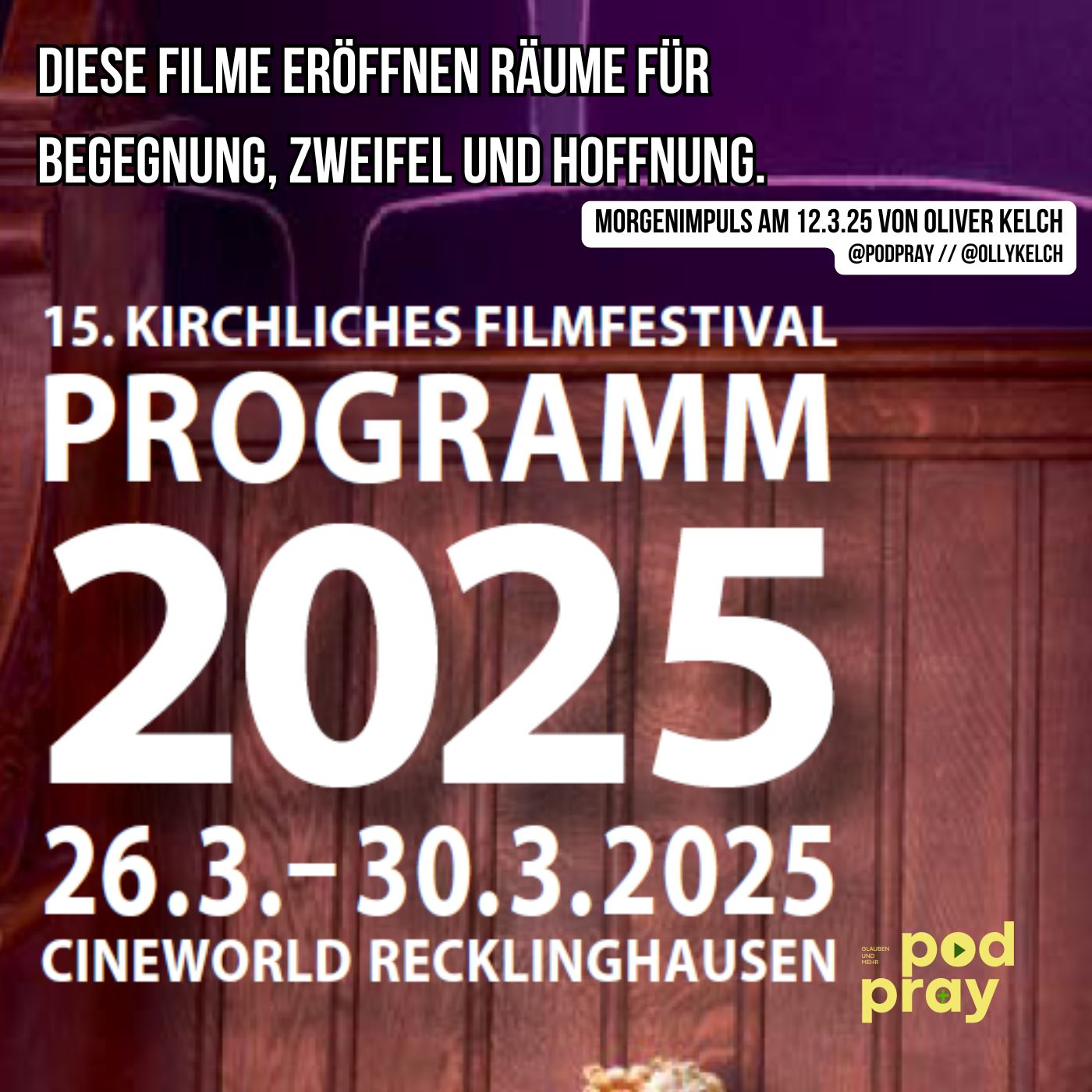 Diese Filme sind wie moderne Gleichnisse: Morgengebet und Impuls am 12.3.2025 episode artwork