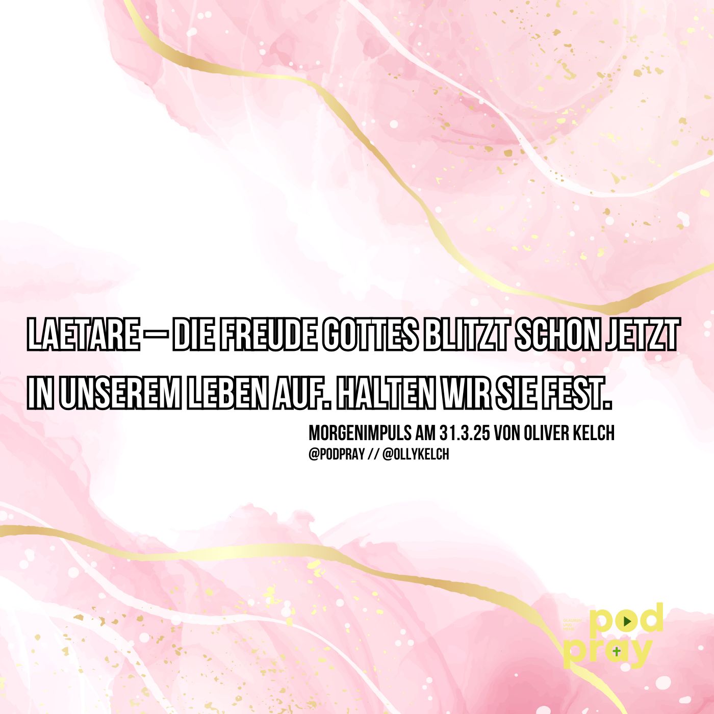 Gestern war Laetare, der kleine Ostersonntag. (31.3.2025) episode artwork
