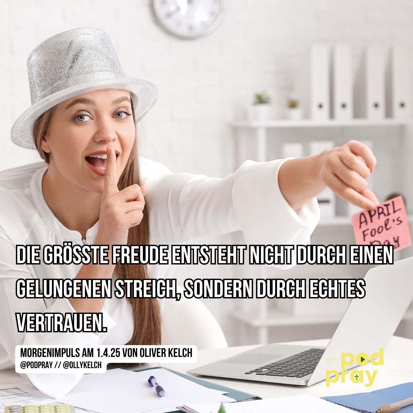 Der 1. April ist bekannt für seine Scherze und Streiche. (1.4.2025) episode artwork
