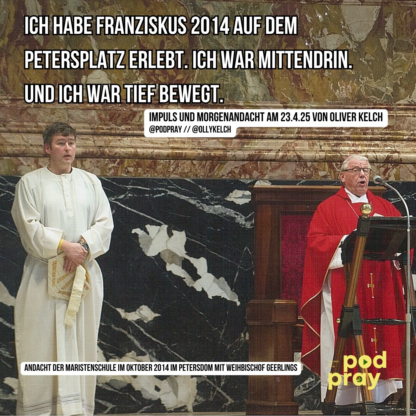 Ich habe Papst Franziskus erlebt. (23.4.2025) episode artwork