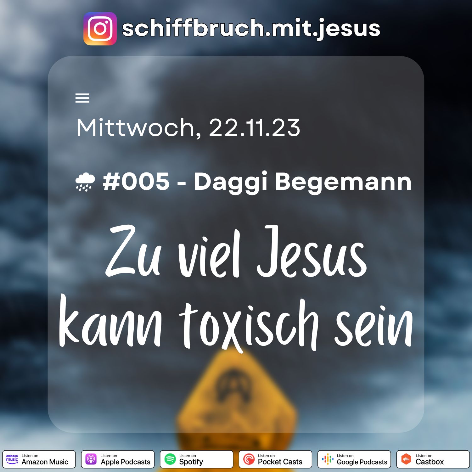 Schiffbruch mit Jesus