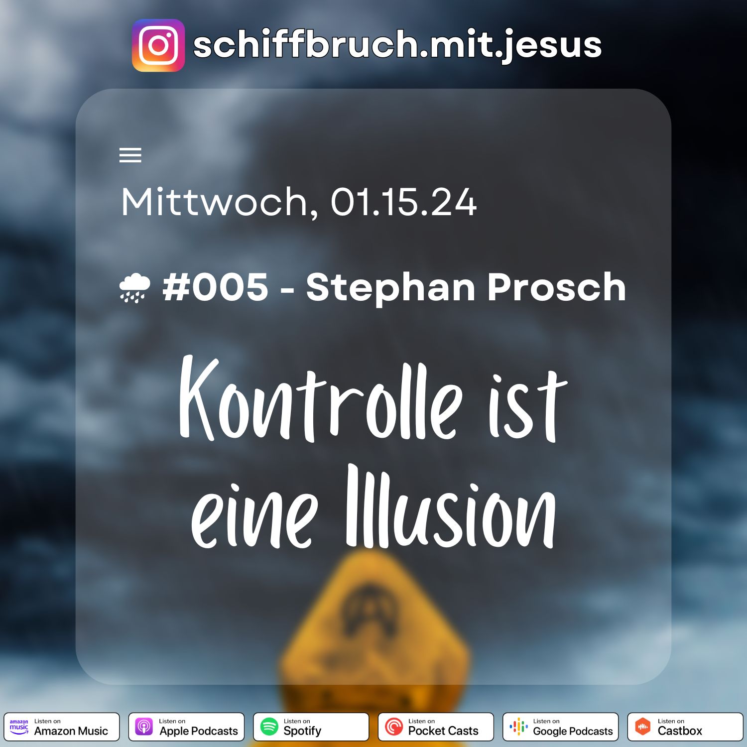 Schiffbruch mit Jesus