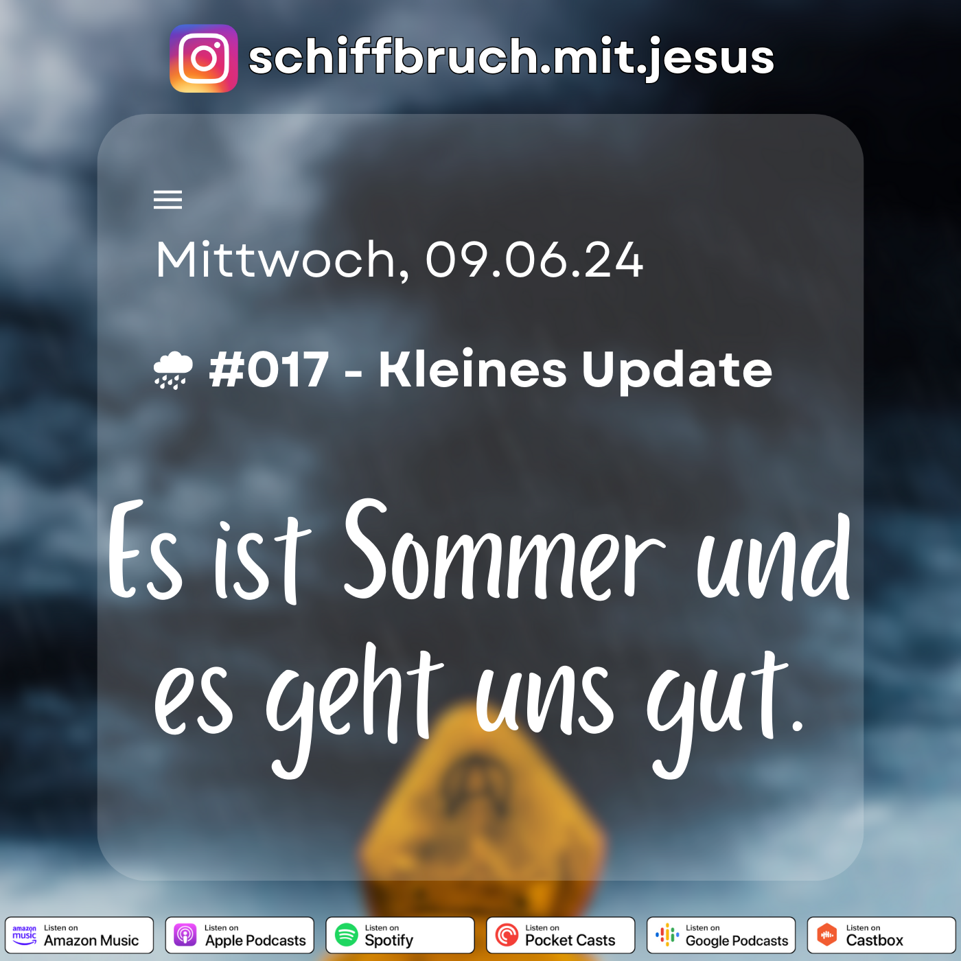 Schiffbruch mit Jesus