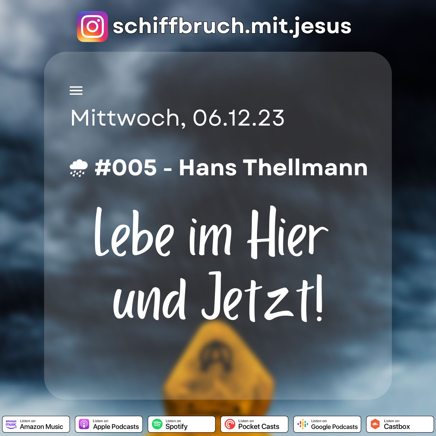 Schiffbruch mit Jesus