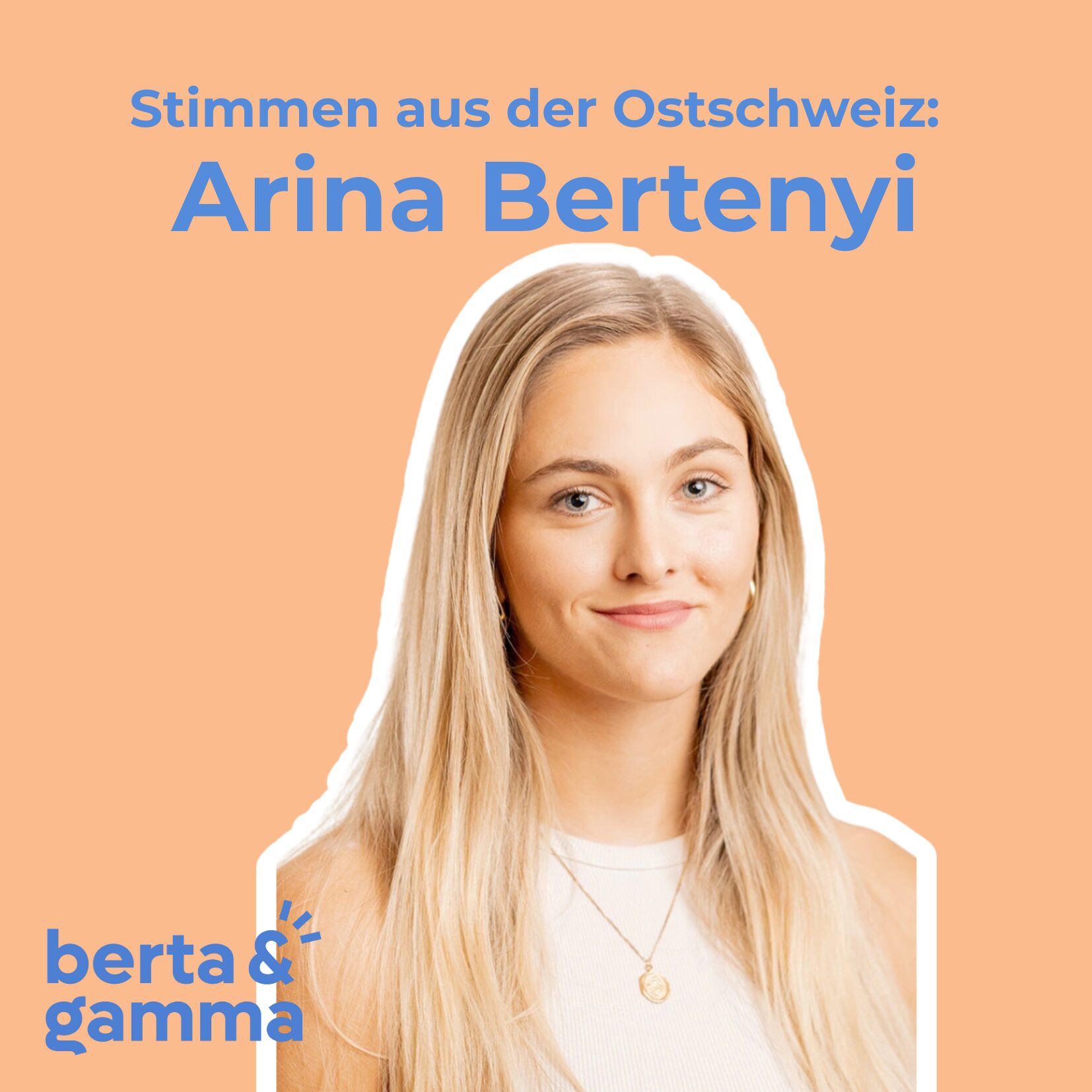 Folge 33: Arina Luisa Bertenyi - «Es wäre das Allerschlimmste, wenn ich mit 80 Jahren zurückschaue und erkenne, dass ich nicht alles probiert habe!»