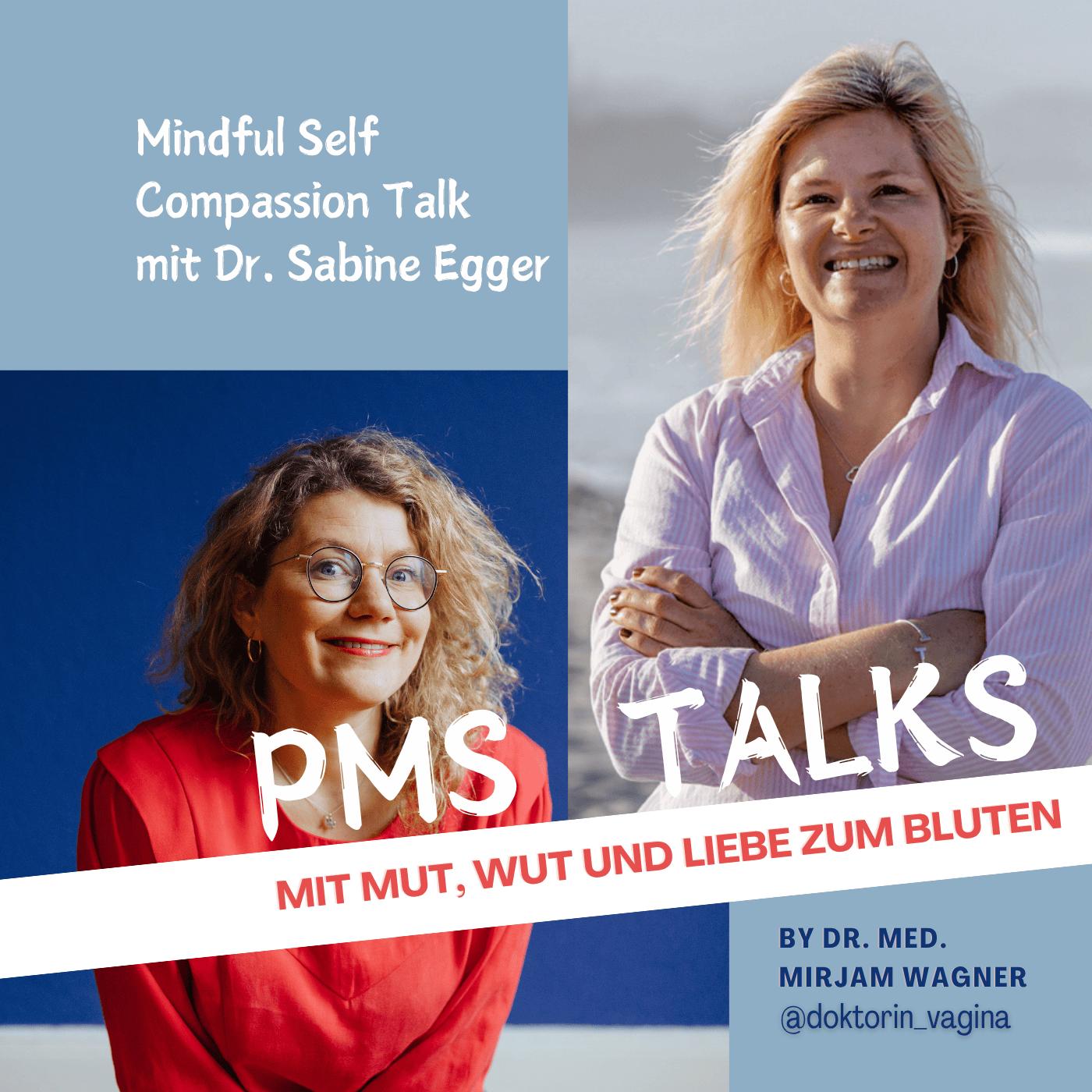 Mitfühlen statt Durchdrehen – wie Mindful Self Compassion dich durch PMS & Wechseljahre trägt. episode artwork