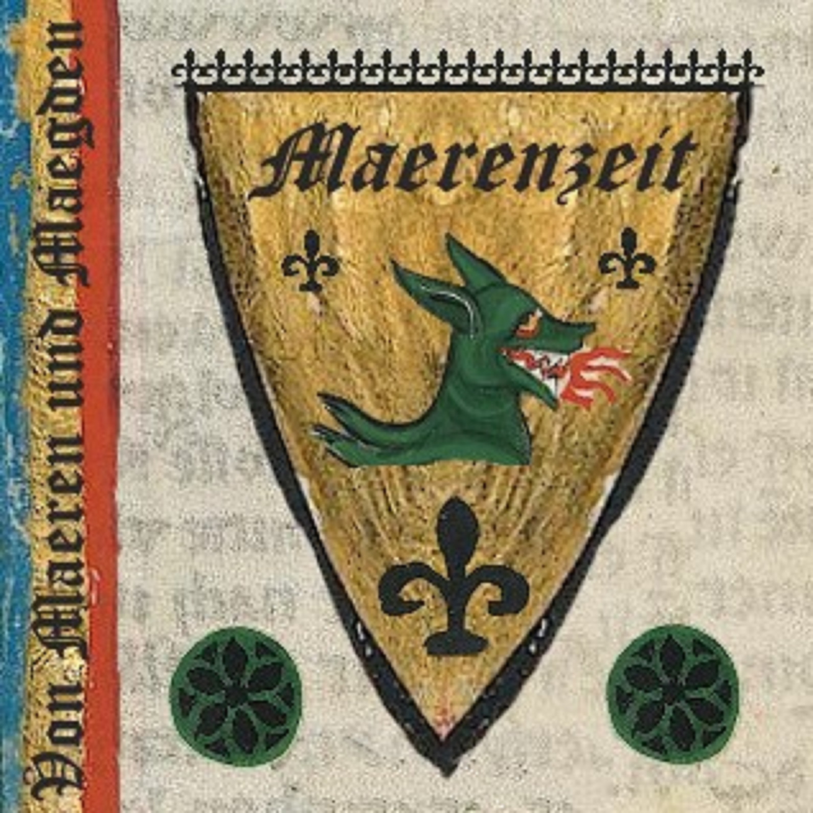 Pergament und Mikrofon