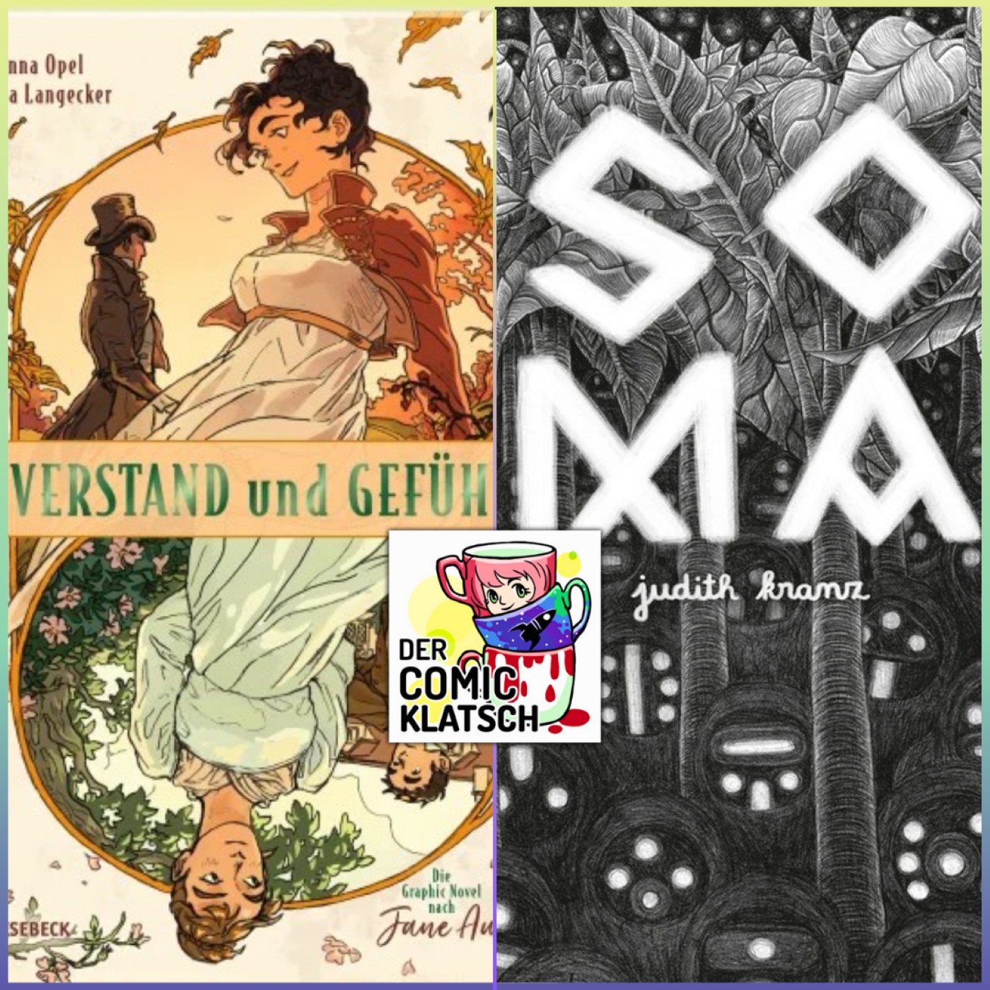 Der Comicklatsch. 3 Frauen. n Comics.