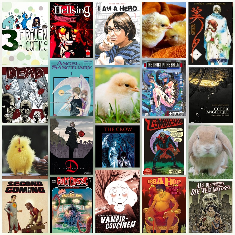 Der Comicklatsch. 3 Frauen. n Comics.