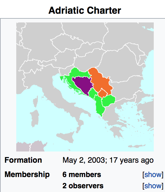 #289 Adriatic Charter NATO 2nd May Celebration Day