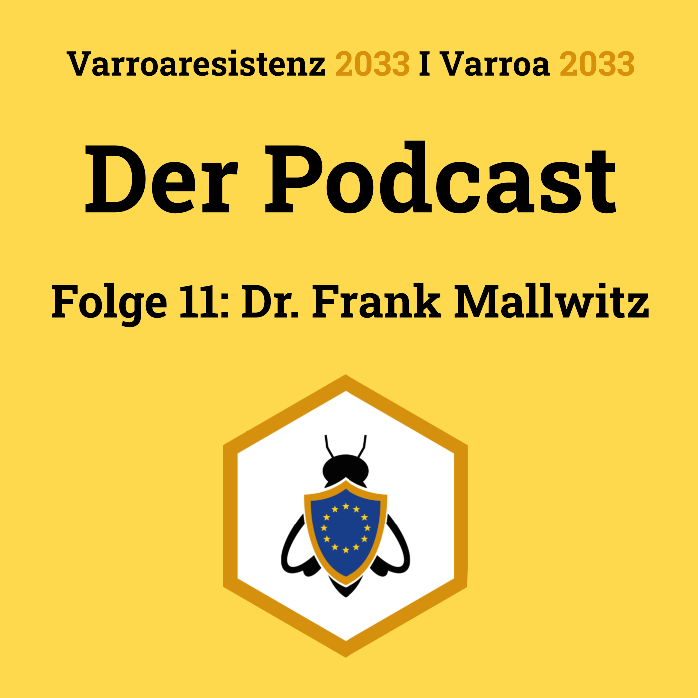 Varroaresistenz 2033 I Der Podcast - Folge 11: Dr. Frank Mallwitz