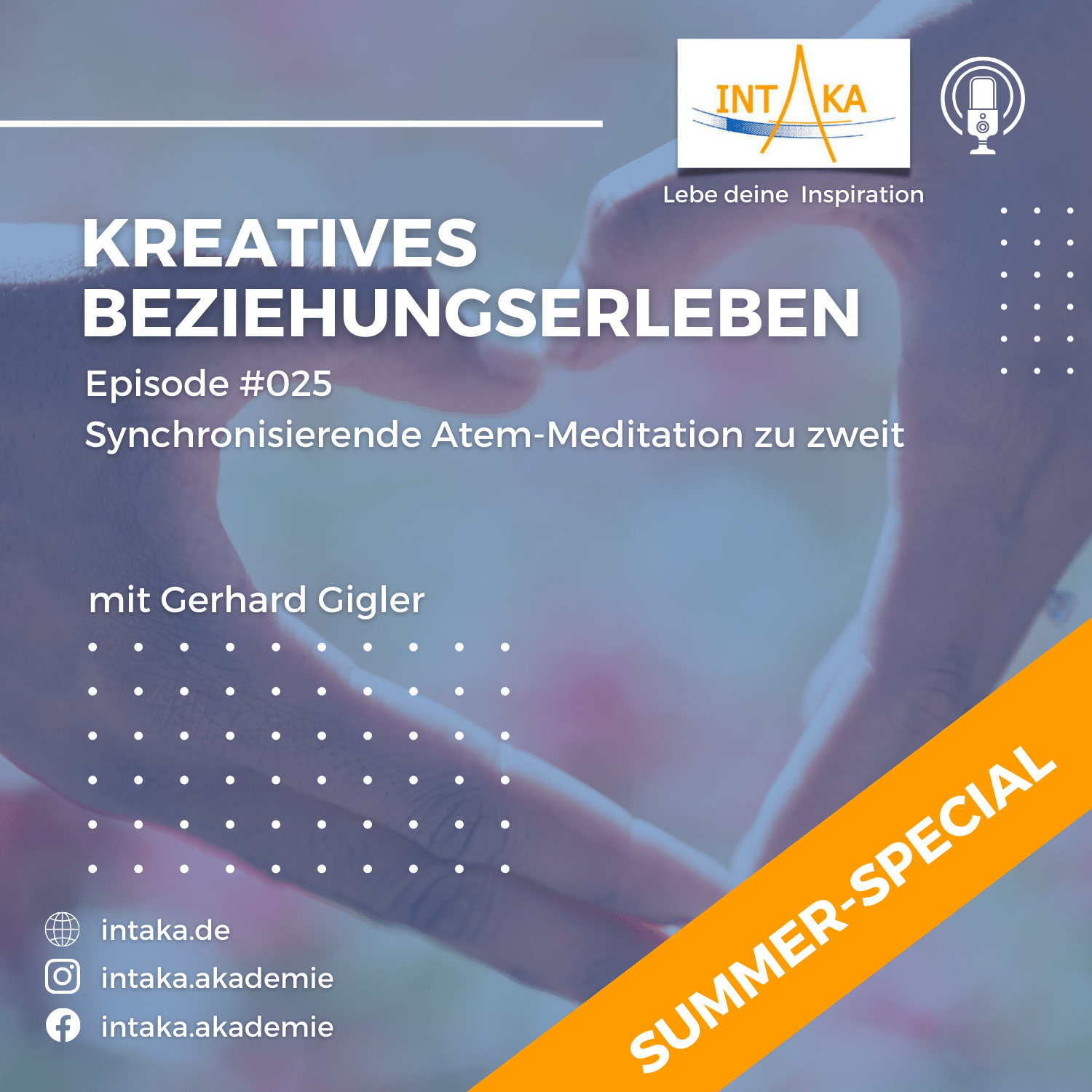 Episode #025 Synchronisierende Atem-Meditation zu zweit episode artwork