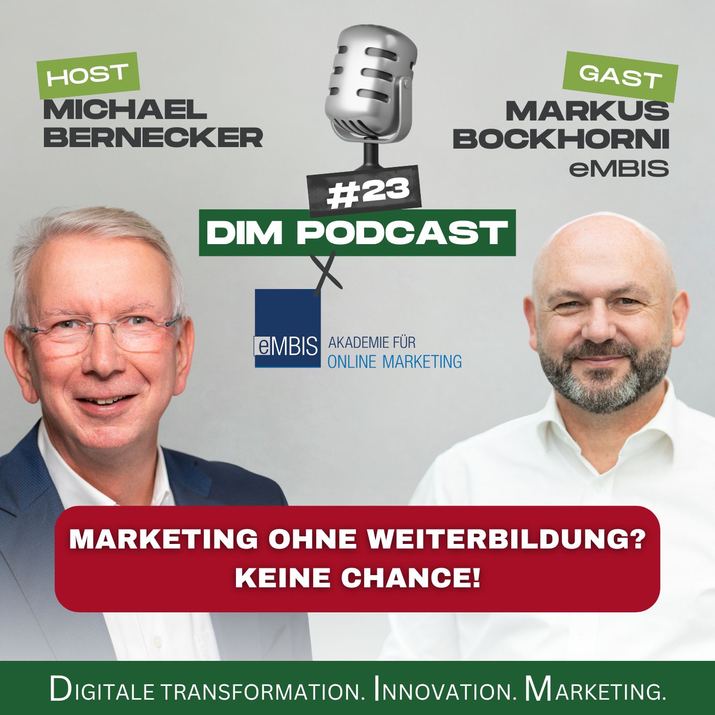 #23 - Marketing ohne Weiterbildung? Keine Chance!