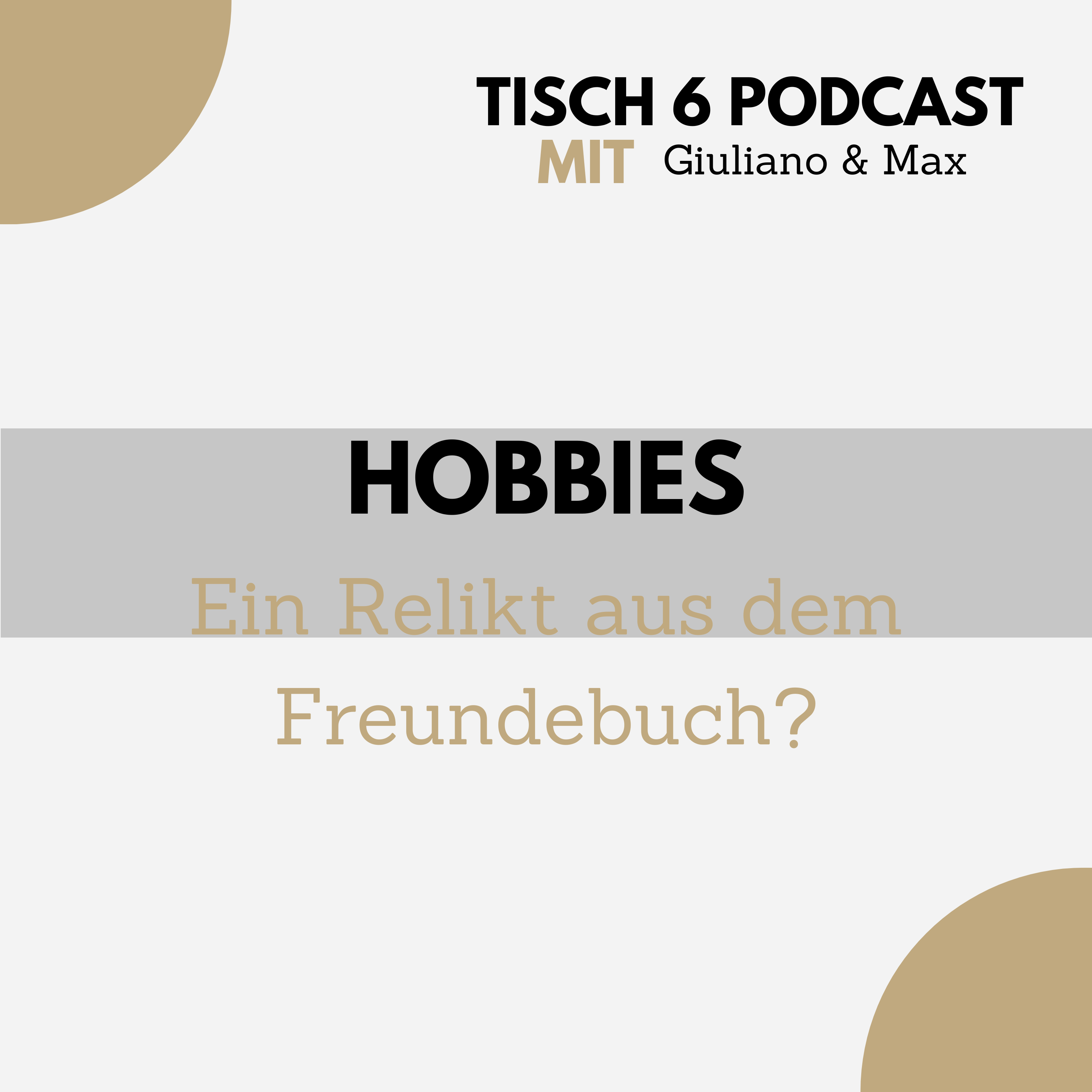 Tisch 6 - Philosophie, Alltagsgeschichten & Entspannung