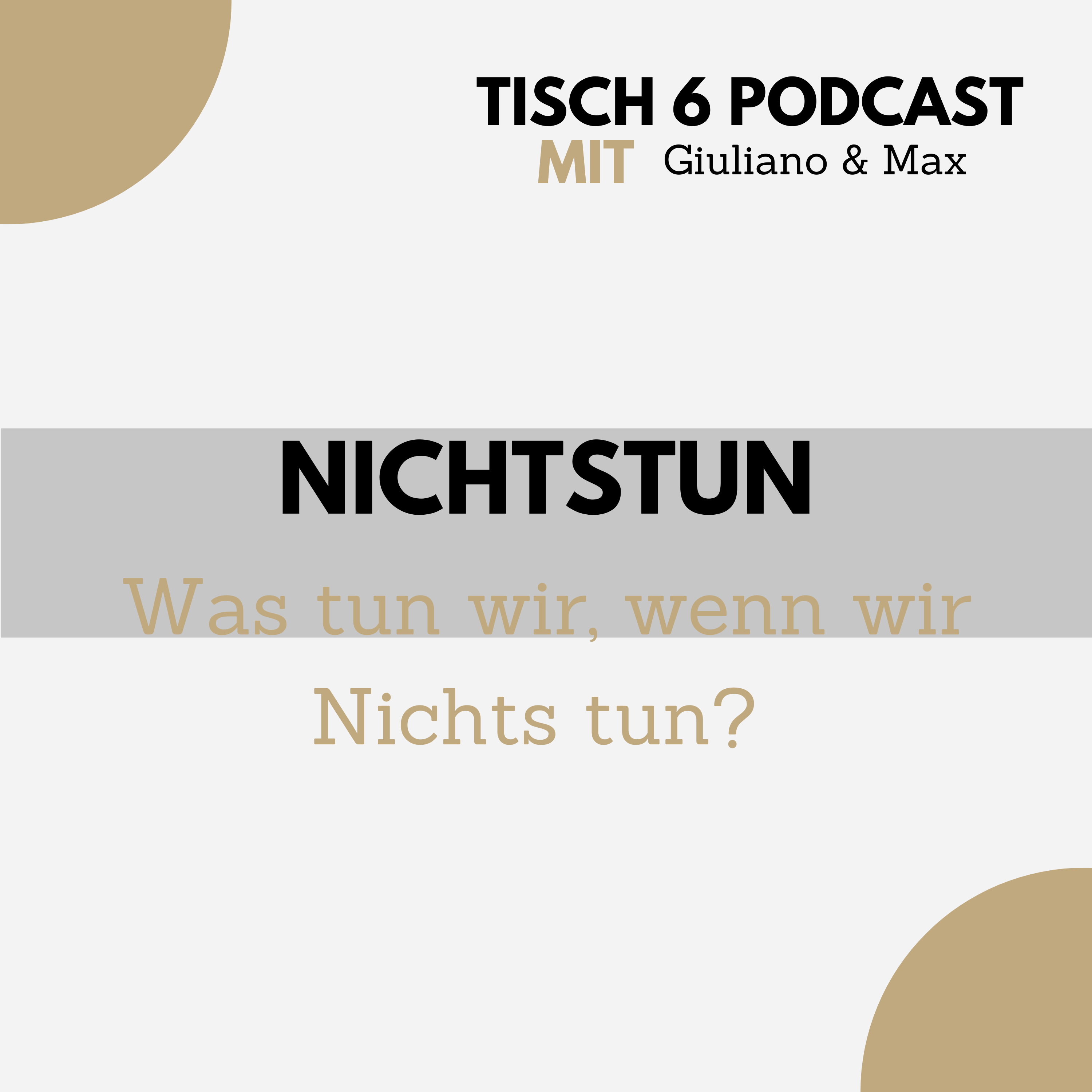 Tisch 6 - Philosophie, Alltagsgeschichten & Entspannung